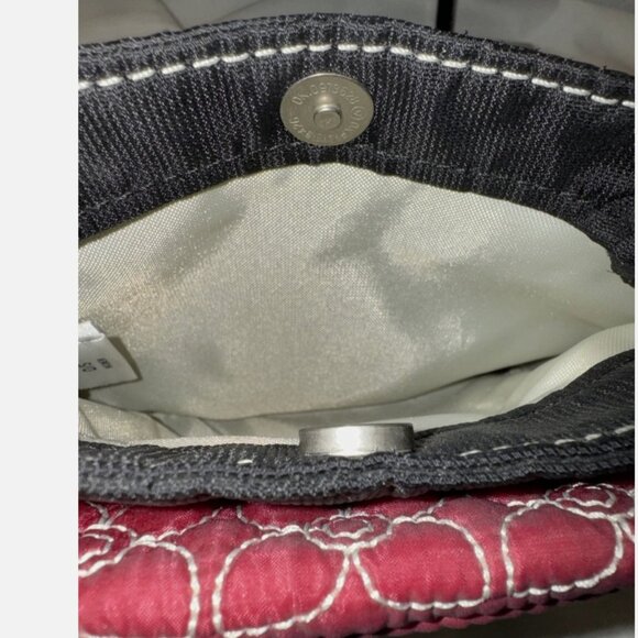 SHERPANI PIPER LE CROSSBODY QUILTED RED/BLACK PURSE - Picture 5 of 8